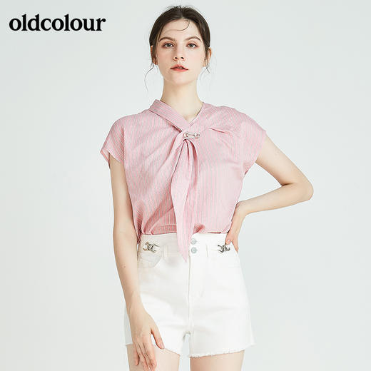 oldcolour欧珂秋季商场同款百搭无袖套头衫N23014354 商品图2