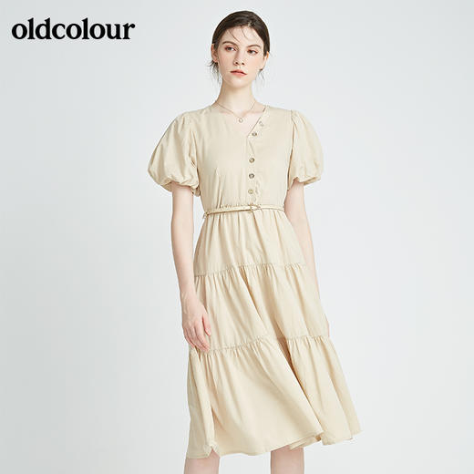 oldcolour秋季商场同款气质连衣裙N23101108 商品图1