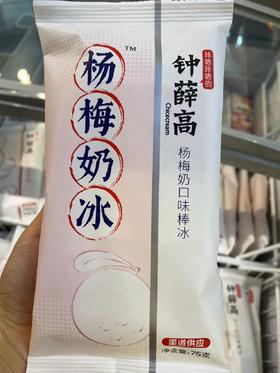 钟薛高杨梅奶口味冰棍75克