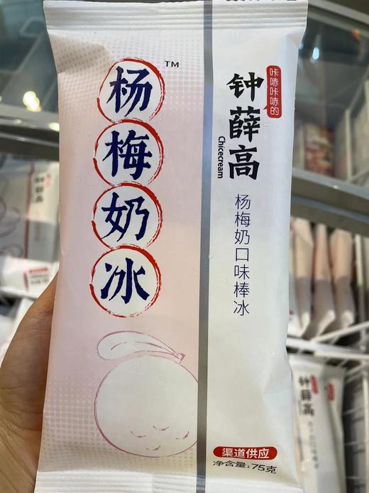 钟薛高杨梅奶口味冰棍75克 商品图0