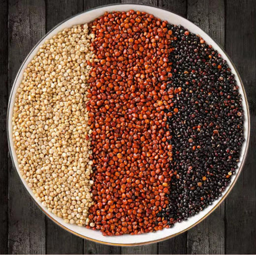 【下单后48小时左右发货】觅赤杂粮 十六谷米500g/包、燕麦米450g/包、五行豆350g/包、三色黎麦500g/包、赤小豆薏仁米400g/包。 每种3包装/份 商品图5