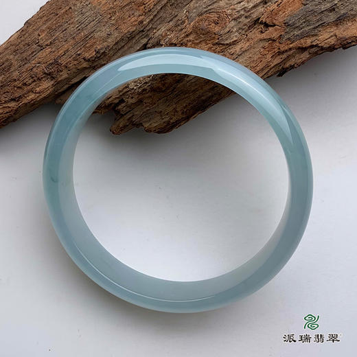 派瑞翡翠 翡翠手镯 糯冰种 绿色 商品图0