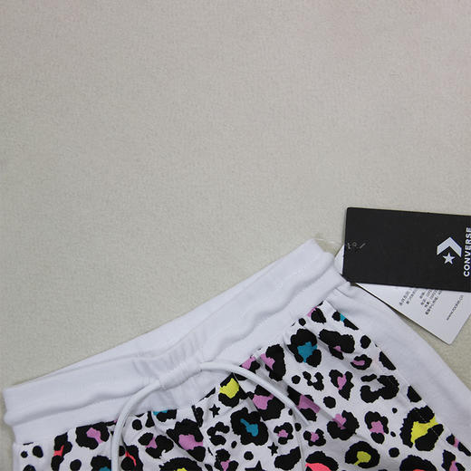converse匡威商场同款童衣夏女童针织豹纹印花松紧腰短裤CV 商品图2