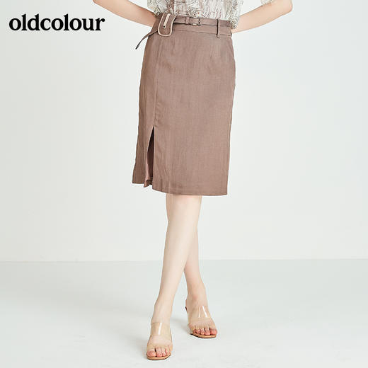 oldcolour欧珂秋季时尚修身半身中裙N23062353 商品图2