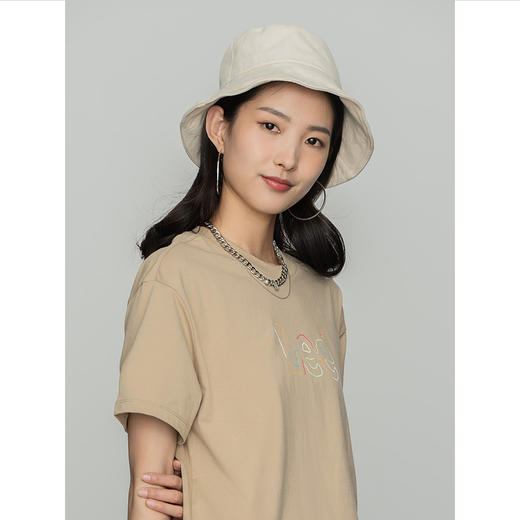 Lee商场同款22春夏新品舒适男友版多色女印花短袖T恤LWT0024613RT 商品图4