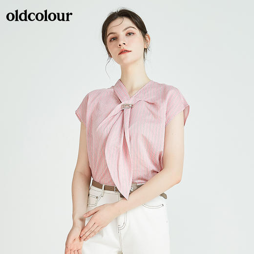 oldcolour欧珂秋季商场同款百搭无袖套头衫N23014354 商品图1