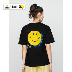 【Smiley®联名】Lee22春夏新品舒适男友版女短袖T恤潮LWT002462