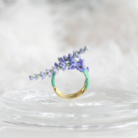 北京仓｜GOOD AFTER NINE-Lavender-薰衣草 戒指［泰国设计师］ 商品图7