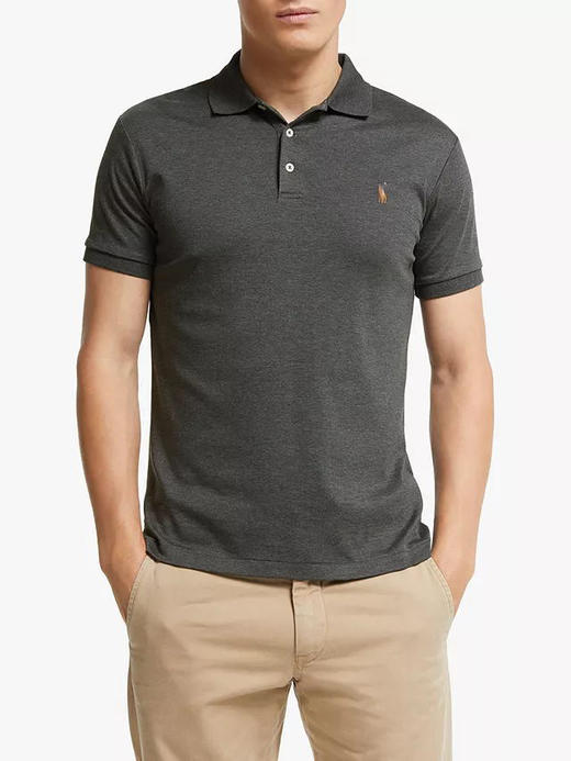 小彩马刺绣 classic fit水柔棉 短袖POLO衫 PT-1073 商品图0