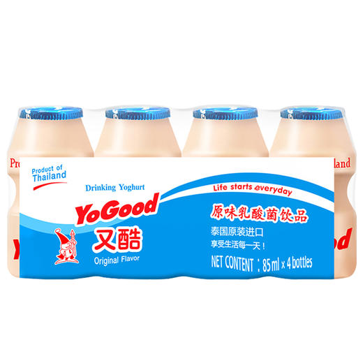 又酷原味/草莓乳酸菌饮料85ml*4/排 商品图1