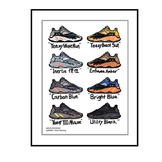 莫愁百货｜『yeezy』A5插画系列 商品图0