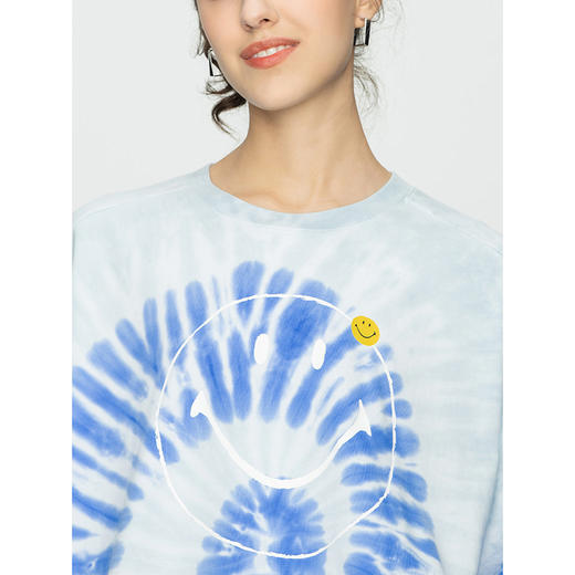 【Smiley®联名】Lee22春夏新品Oversize扎染女短袖T恤LWT002472 商品图4