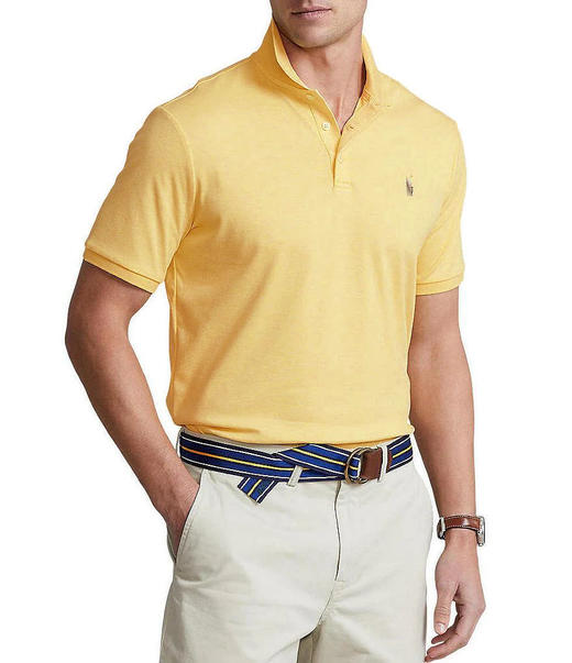 小彩马刺绣 classic fit水柔棉 短袖POLO衫 PT-1073 商品图1