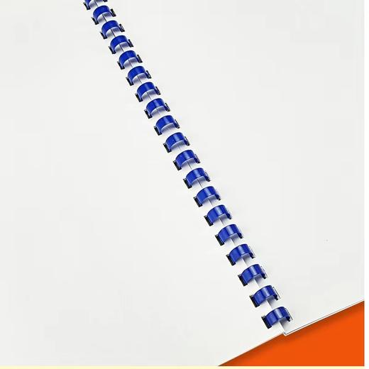 装订胶圈 塑料圈 21孔胶圈 梳式胶圈 100支/盒 商品图2