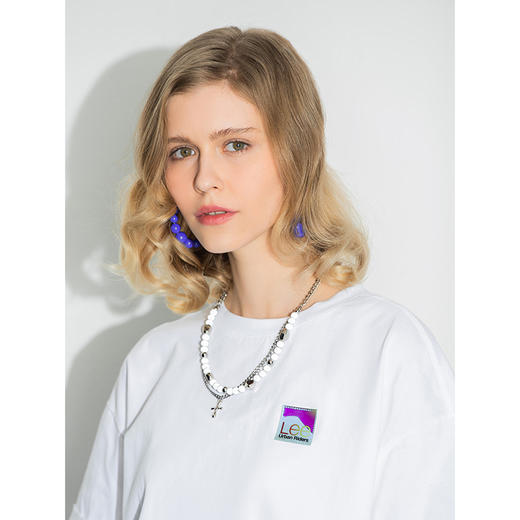 Lee商场同款22春夏新品舒适版短款圆领多色女短袖T恤LWT0024903RT 商品图4