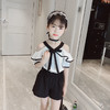 黛唯梵 女童夏款套装2022新款儿童夏季吊带露肩上衣韩版小女孩短裤两件套国庆出游 商品缩略图4