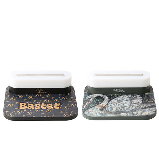 大英博物馆 安德森猫和她的朋友们天鹅棋盘系列无线充伴睡小夜灯 商品图4