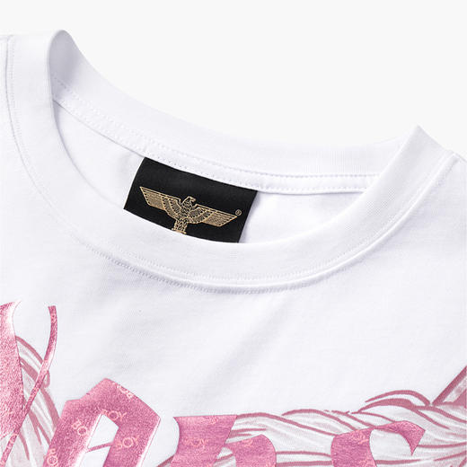 BOYLONDON短袖男女同款22春夏新品哥特字母印花设计感T恤B221N01026 商品图2