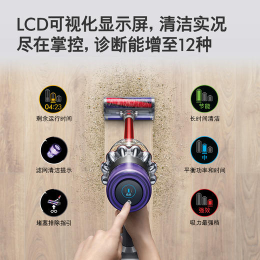 Dyson戴森V11 Fluffy手持无线吸尘器家用小型吸尘机大吸力除螨仪 商品图2