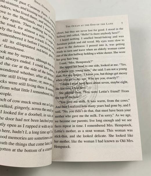 车道尽头的海洋 英文原版小说 The Ocean at the End of the Lane 英文版经典文学书  Neil Gaiman 尼尔盖曼 进口书籍正版 商品图2