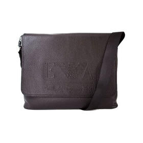ARMANI 阿玛尼 男士单肩包 咖啡色 YEMD26 YH185 80190