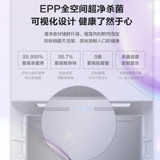 【旗舰新品-国潮·墨韵系列】海尔冰箱502升四开门超薄风冷无霜一级能效变频全嵌入式平隐式冰箱 502升零嵌入BCD-502WGHFD14SCU1 商品图4