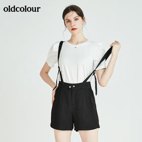 oldcolour欧珂秋季商场同款背带短裤休闲裤N23071313