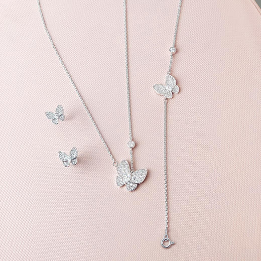 爆款项链手链耳钉三件套红玛瑙幸运四叶草等系列 优雅高端 商品图1