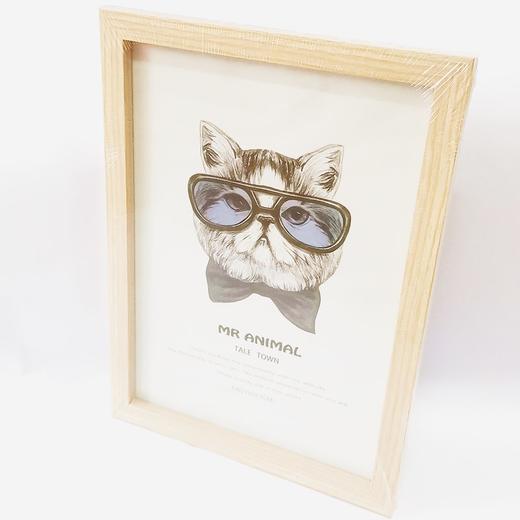 A4 浅色木质相框张平矿证件框画框 商品图0