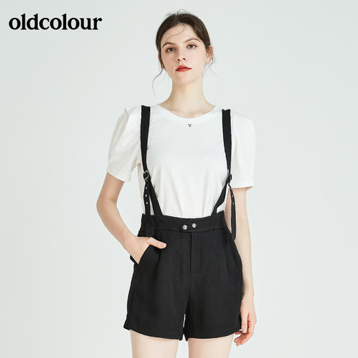 oldcolour欧珂秋季商场同款背带短裤休闲裤N23071313 商品图2