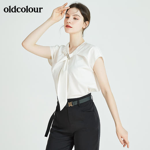 oldcolour欧珂秋季商场同款气质百搭无袖套头衫N23014320 商品图4