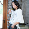 Mishka大眼球潮牌2022春夏新品 涂鸦眼球圆领短袖T恤男女同款M21100011M  商品缩略图1
