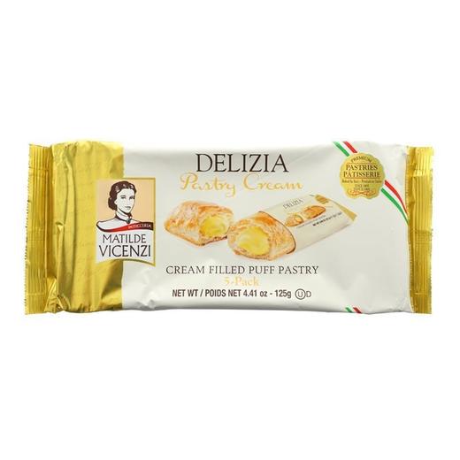 意大利进口零食vicenzi维西尼奶油夹心饼干榛子味网红代餐千层酥 商品图0