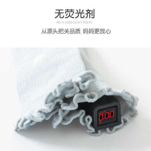 【3双装 网眼透气抗起球 呵护宝宝娇嫩小脚丫】夏季新款婴儿袜子网眼薄款新生儿a类宝宝防蚊袜过膝长筒袜棉袜 商品图3