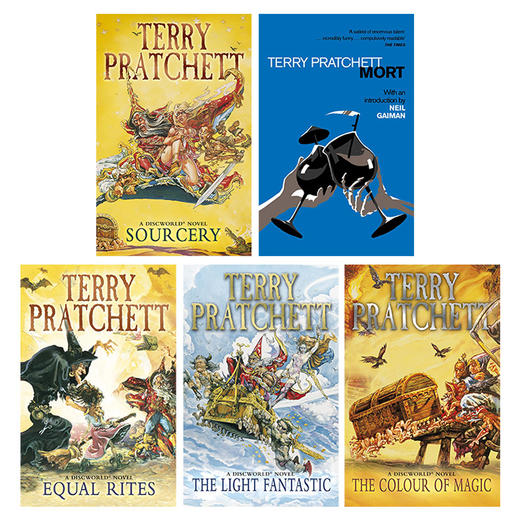 碟形世界系列1-5 五册套装 英文原版 Discworld Novel 畅销科幻小说 Terry Pratchett 英文版 进口英语原版书籍 商品图1