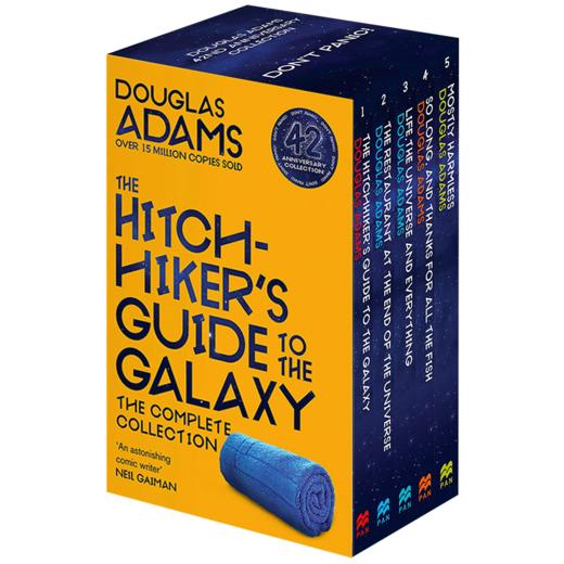 银河系搭车客指南五册盒装全集 英文原版小说 Douglas Adams The Hitchhiker Trilogy Boxset 道格拉斯亚当斯 英文版进口英语书籍 商品图2