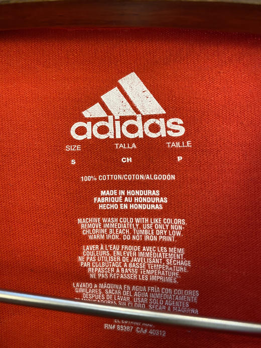 Adidas 阿迪达斯 前後大印花 短袖T恤 _SST(M) 商品图2