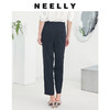 NEELLY纳俪商场同款春秋OL西装烟管裤显瘦简约小脚休闲长裤直筒裤N22044H04552 商品缩略图4