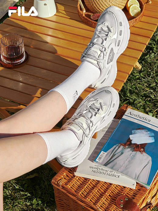 FILA 斐乐【江疏影同款】老爹鞋女鞋2022夏新款透气休闲鞋香蕉鞋F12W221118F 商品图3