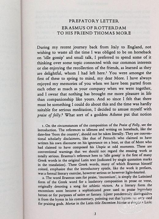 【中商原版】伊拉斯谟：愚人颂 英文原版 Praise of Folly Desiderius Erasmus 商品图4