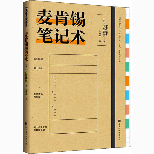 【心如健】现货正版 附赠精美笔记本】麦肯锡笔记术 大岛祥誉 著北京时代华文书局 职场学习生活 提高工作效率 思考笔记术整理心灵的笔记术 商品图3