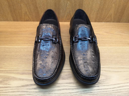 豪行春季新款商务男鞋10174102牛皮低跟舒适休闲皮鞋单鞋正装鞋子 商品图6