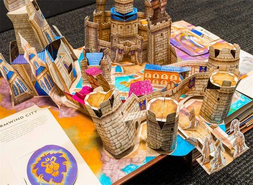 魔兽世界立体书 原文原版 The World of Warcraft Pop-Up Book 游戏周边 3D纸雕创意书 英文版 进口英语书籍 商品图1