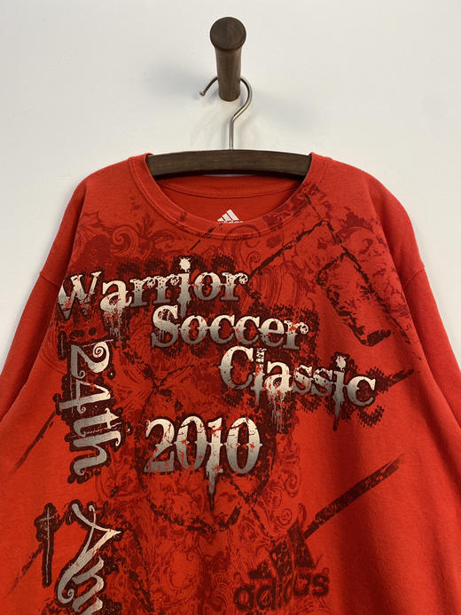 Adidas 阿迪达斯 前後大印花 短袖T恤 _SST(M) 商品图3