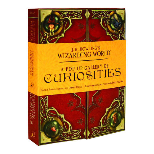 神奇动物在哪里立体 英文原版 J.K. Rowling's Wizarding World Pop-Up Gallery of Curiosities英文版进口英语书籍 商品图0