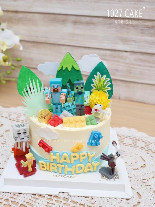 1027CAKE | 乐高 我的世界 积木主题蛋糕 商品图1