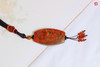 [ 洪福 ] 战国红玛瑙无事牌挂饰 | 缠丝交叠，缟纹如火焰，光华内敛，华而不张 商品缩略图3