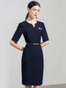 夏季高端售楼部正装职业连衣裙工作服女薄款美容师裙子工装 商品缩略图0
