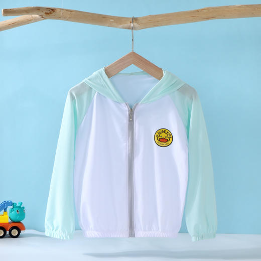 小黄鸭儿童防晒衣男童薄款外套女童2025新款长袖防紫外线宝宝衣服 商品图3