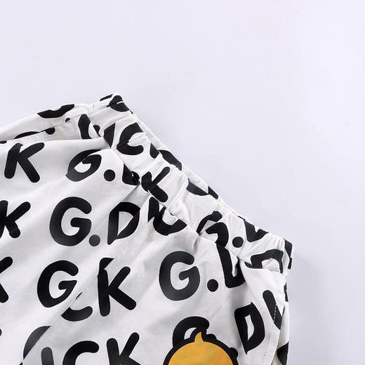 小黄鸭儿童短袖套装女童夏装两件套 商品图1